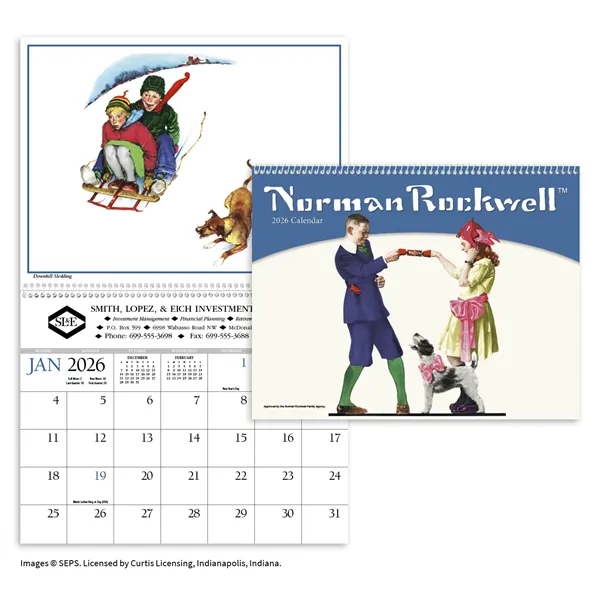 Twelve-imprint appointment monthly calendar with 1 Color Standard Ink ad.... from ASI 40480 Koozie Group / HotLine®