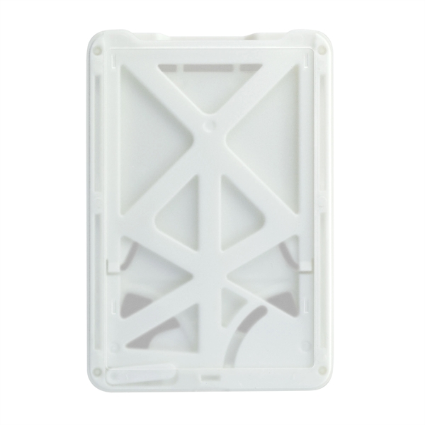 Durable, rigid plastic credit-card-size badge holders protect smart cards from bending.... from ASI 79898 Promovision / PROMOVISION