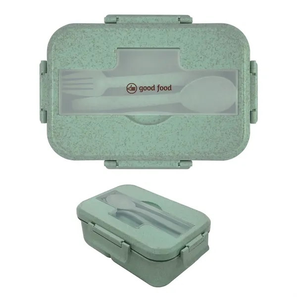 3" x 5.75" x 8.5" harvest Bento Box made from plant... from ASI 61125 Hit Promotional Products / Hit®