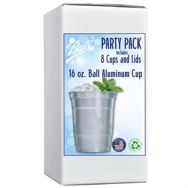 16oz Ball Aluminum Cup PARTY PACK... from ASI 80060 VisionUSA
