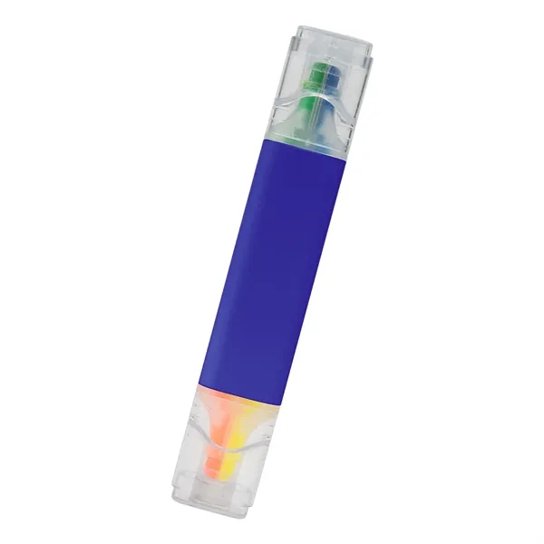 Dual end, chisel-tip highlighter with 2 colors on each end.... from ASI 61125 Hit Promotional Products / Hit®