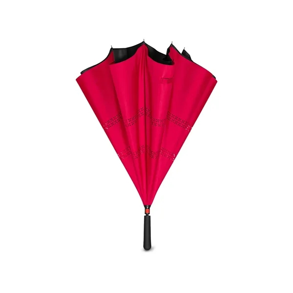 54" arc 190T Pongee and fiberglass inversion umbrella with rubberized polypropylene... from ASI 79530 Prime Line