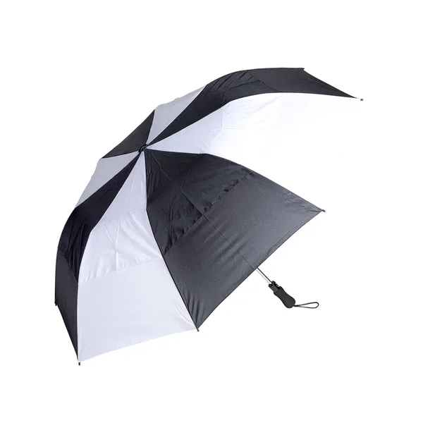 Folding golf umbrella with automatic open, 58" arc and vent that... from ASI 79530 Prime Line