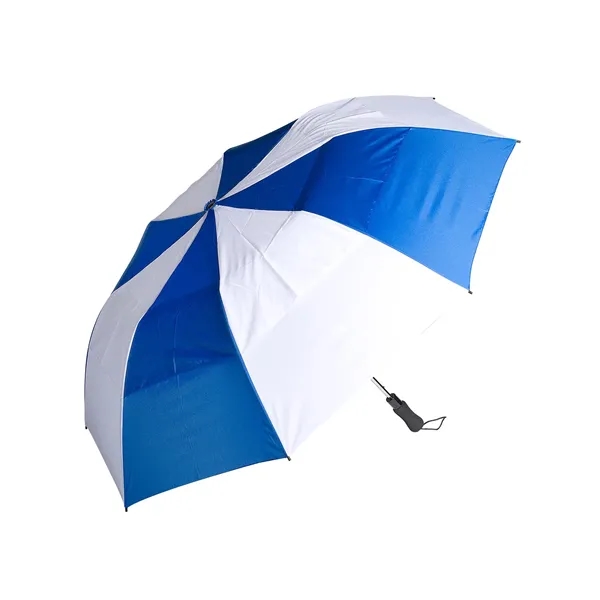 Folding golf umbrella with automatic open, 58" arc and vent that... from ASI 79530 Prime Line