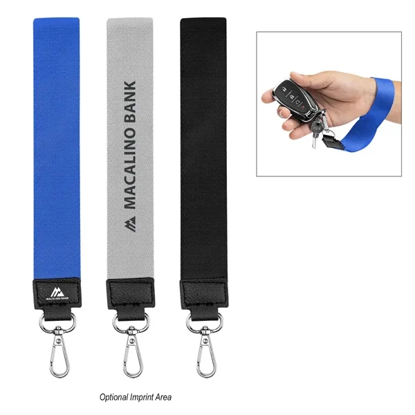 Wrist strap with carabiner attachment.... from ASI 61125 Hit Promotional Products / Hit®
