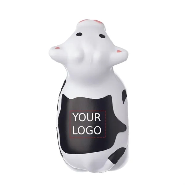 Cow shape stress relief toy plus 1 color silkscreen imprint on... from ASI 37218 Athena Promo (tm)