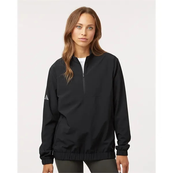 Adidas Women's Woven Half-Zip Pullover... from ASI 84358 S&S Activewear