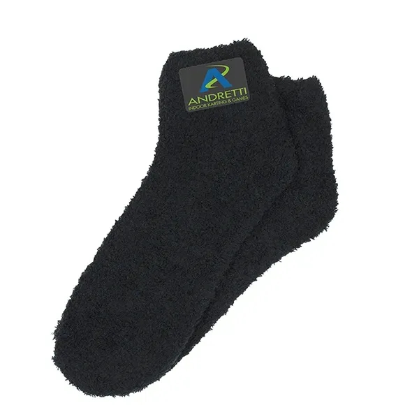 Fuzzy polyester and elastane socks in assorted colors.... from ASI 62660 Innovation Line