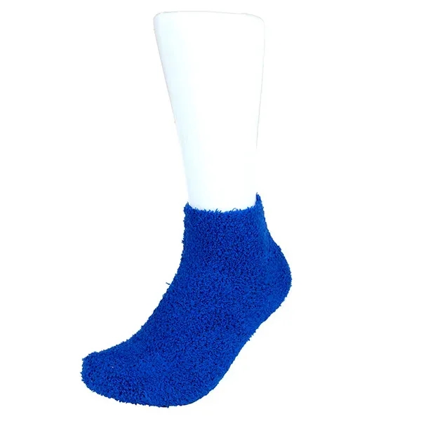 Fuzzy polyester and elastane socks in assorted colors.... from ASI 62660 Innovation Line