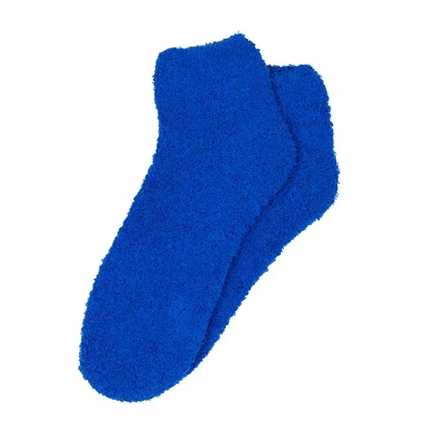 Fuzzy polyester and elastane socks in assorted colors.... from ASI 62660 Innovation Line