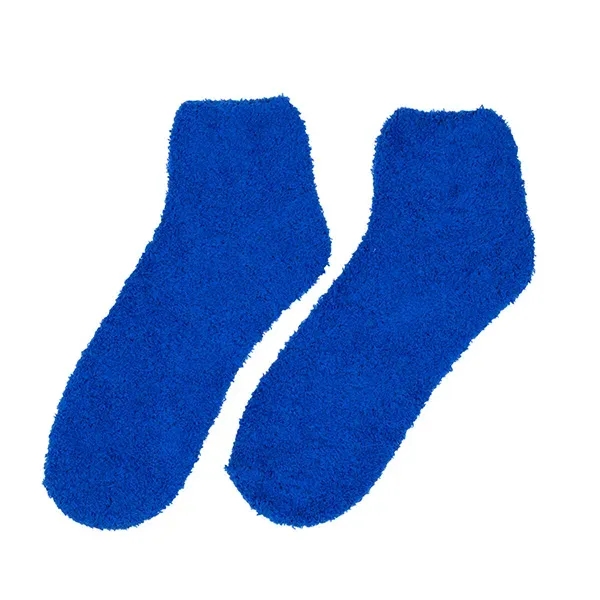 Fuzzy polyester and elastane socks in assorted colors.... from ASI 62660 Innovation Line