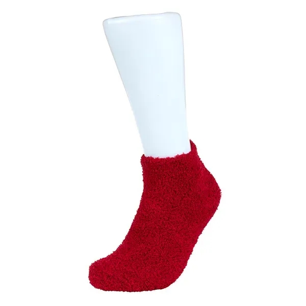 Fuzzy polyester and elastane socks in assorted colors.... from ASI 62660 Innovation Line