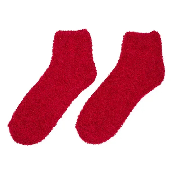 Fuzzy polyester and elastane socks in assorted colors.... from ASI 62660 Innovation Line