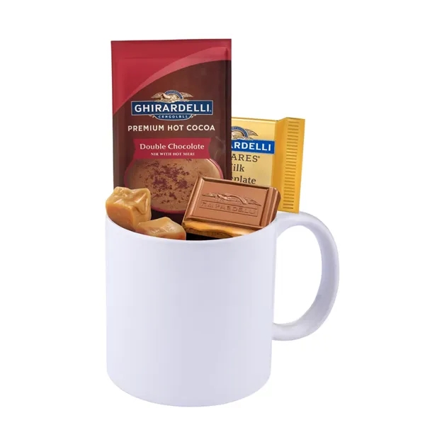 Ghirardelli Hot Cocoa and Chocolate Squares Gift Mug... from ASI 89971 Stuff A Mug