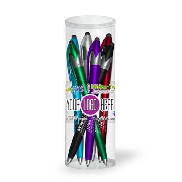 iWriter Twist Stylus Pen 6 Pk Tube Set... from ASI 67675 Liqui-Mark Corp