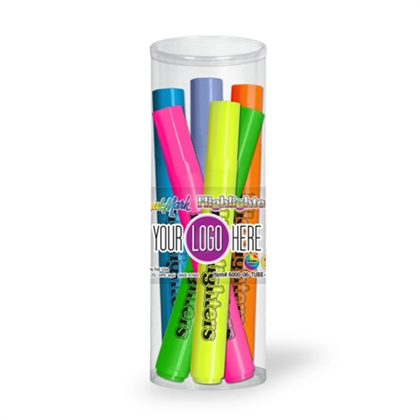 Brite Spots® Fluorescent Highlighters 6 Pack Tube Set... from ASI 67675 Liqui-Mark Corp
