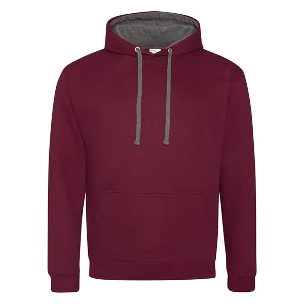 Just Hoods Midweight Varsity Contrast Hooded Sweatshirt... from ASI 84358 S&S Activewear