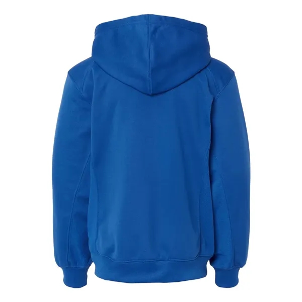 Youth moisture-management pullover hooded sweatshirt. Blank product.... from ASI 84358 S&S Activewear