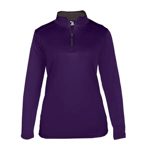 Ladies 1/4 zip pullover with thumb holes... from ASI 84358 S&S Activewear