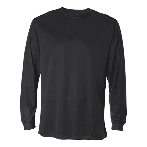 Long sleeve t-shirt with moisture managing. Blank product.... from ASI 84358 S&S Activewear