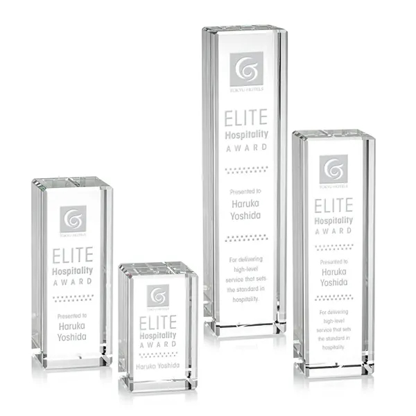 Optical crystal column award.... from ASI 84592 St Regis Group / St Regis