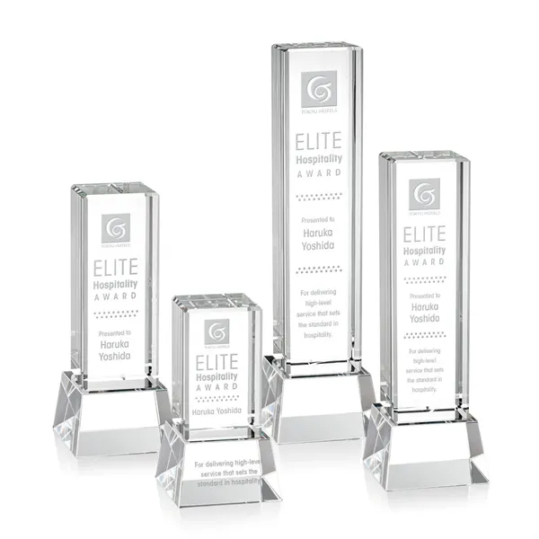 Brilliant tall Optical Crystal Columns are the perfect award to recognize... from ASI 84592 St Regis Group / St Regis