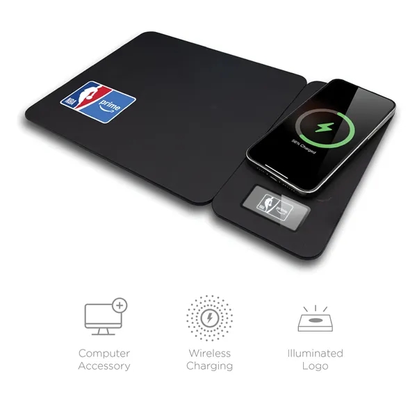 15W Reversible Wireless Charger Mouse Pad... from ASI 91435 Tomax USA