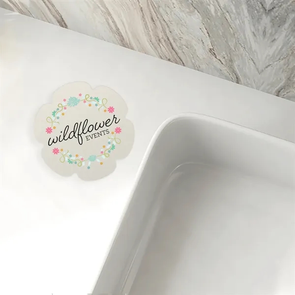 Flower shaped expanding sponge is a sustainable & eco-friendly alternative to... from ASI 54040 Fey Promo