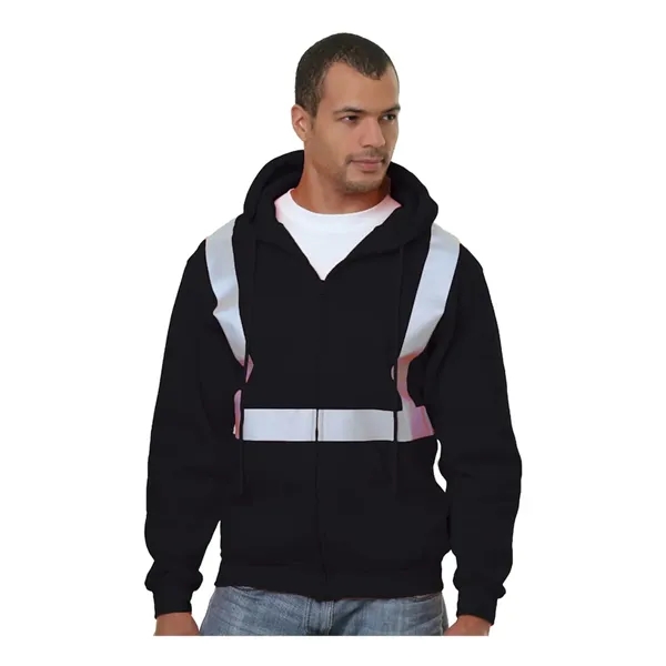 Hi-Visibility Full Zip Hooded Fleece... from ASI 84358 S&S Activewear