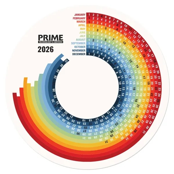 Full-year calendar mouse pad made of rubber and soft woven polyester.... from ASI 39552 BEL Promo