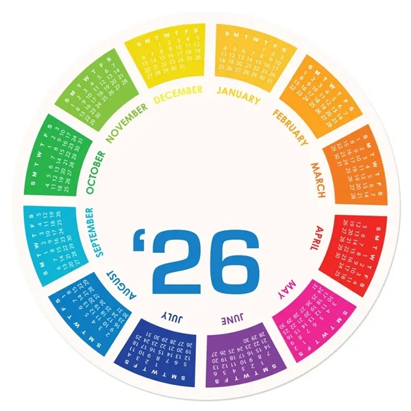 Month block calendar mouse pad made of rubber and soft woven... from ASI 39552 BEL Promo