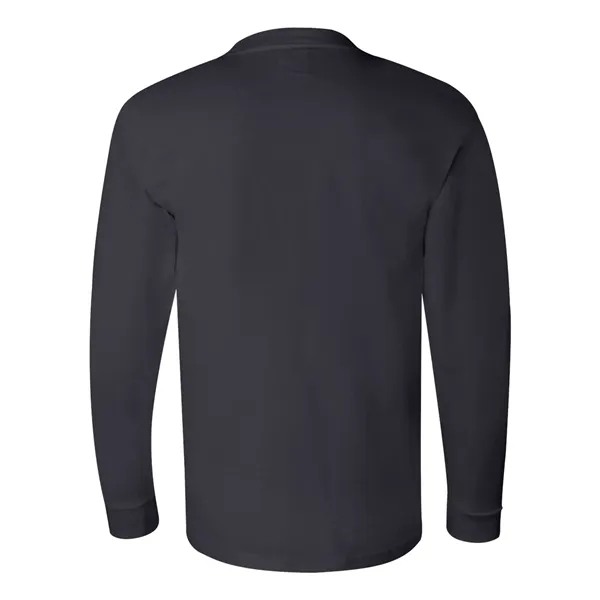 Adult pre-shrunk 100% cotton USA made long sleeve t-shirt. Blank product.... from ASI 84358 S&S Activewear