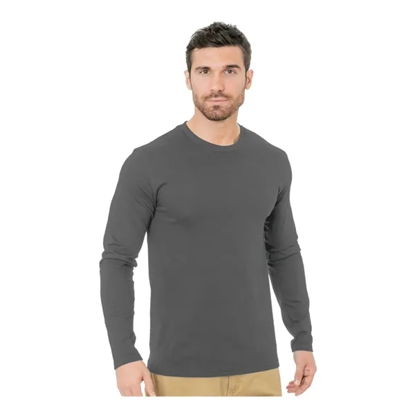 Unisex Fine Jersey Long Sleeve Crewneck T-Shirt... from ASI 84358 S&S Activewear