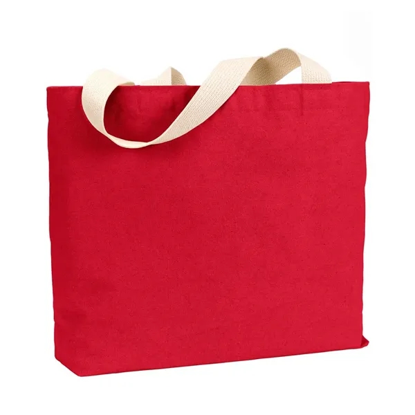 Bayside USA Made Cotton Canvas Jumbo Tote Bag... from ASI 84358 S&S Activewear