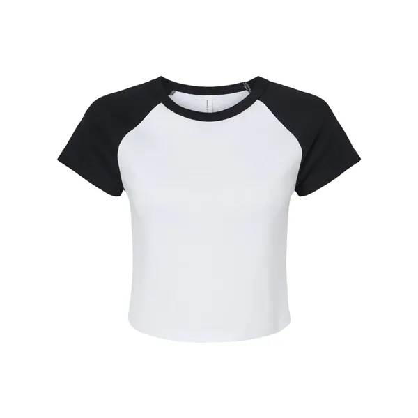 BELLA + CANVAS Women's Micro Rib Raglan Baby Tee... from ASI 84358 S&S Activewear