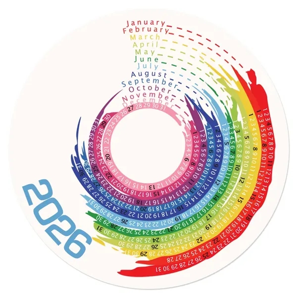 Calendar mouse pad made of rubber and soft woven polyester.... from ASI 39552 BEL Promo