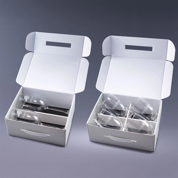 Set of two 19.75 oz. stemmed red wine glasses in a... from ASI 62985 J. Charles