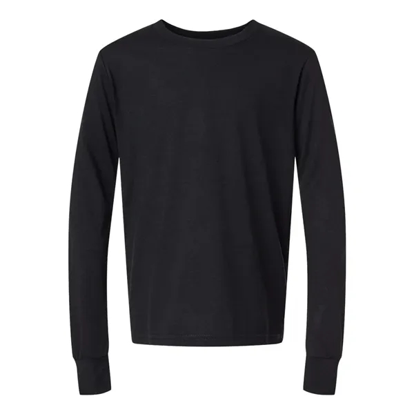 BELLA + CANVAS Youth Triblend Long Sleeve Tee... from ASI 84358 S&S Activewear