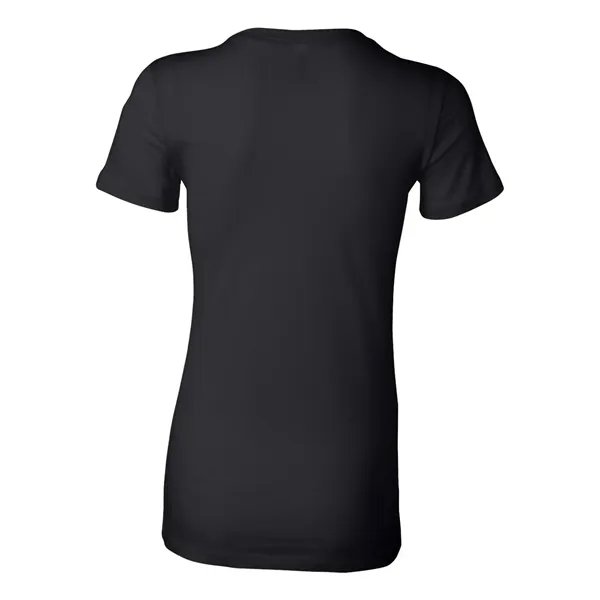 Women's cotton t-shirt with longer length body and shoulder taping. Blank... from ASI 84358 S&S Activewear