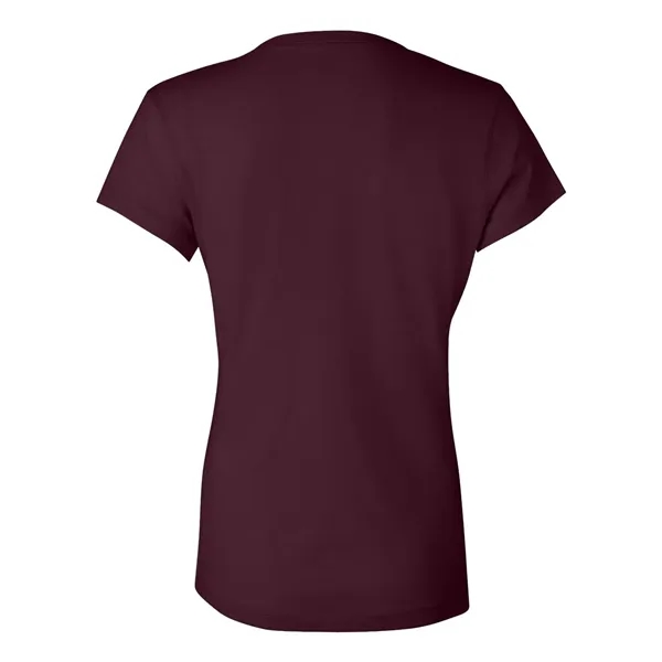 Women's short sleeve v-neck jersey t-shirt. Blank product.... from ASI 84358 S&S Activewear