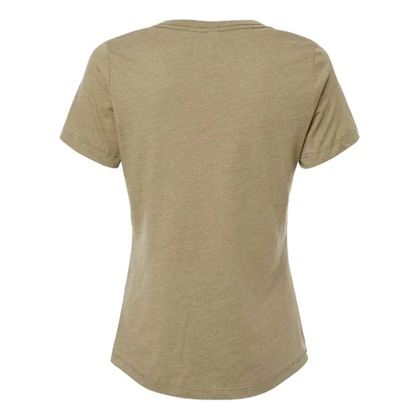 BELLA + CANVAS Women's Relaxed Heather CVC V-Neck Tee... from ASI 84358 S&S Activewear