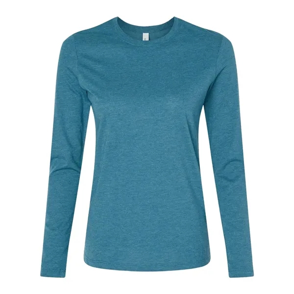Women's long sleeve crewneck jersey t-shirt. Blank product.... from ASI 84358 S&S Activewear