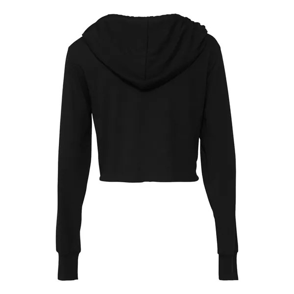 Triblend Women's Cropped Long Sleeve Hooded Tee... from ASI 84358 S&S Activewear