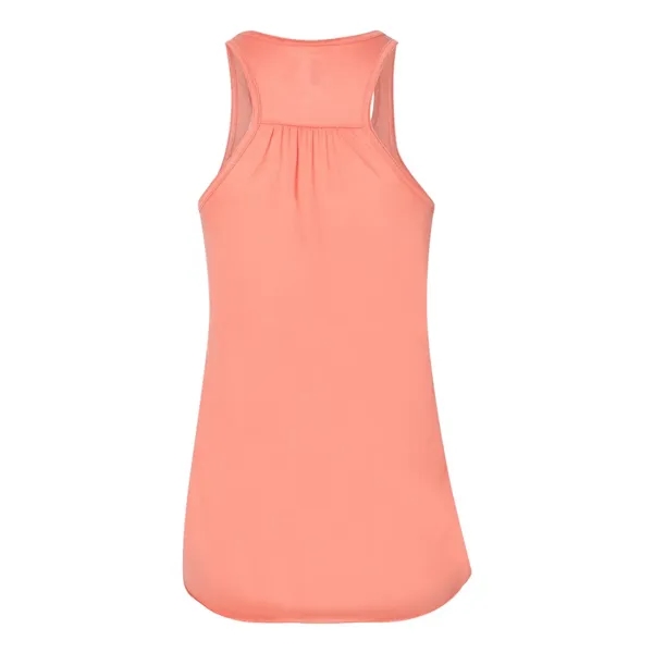 Women's flowy racerback tank top with several fabrications for different colors.... from ASI 84358 S&S Activewear