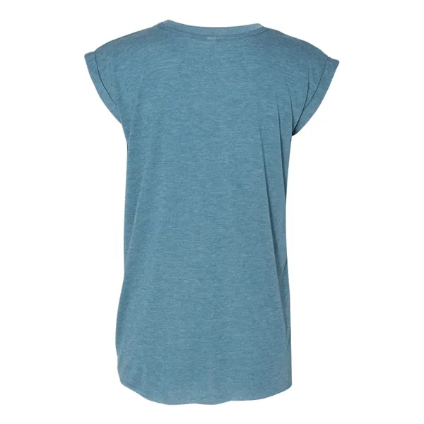 Women's Flowy Muscle Tee with Rolled Cuffs... from ASI 84358 S&S Activewear