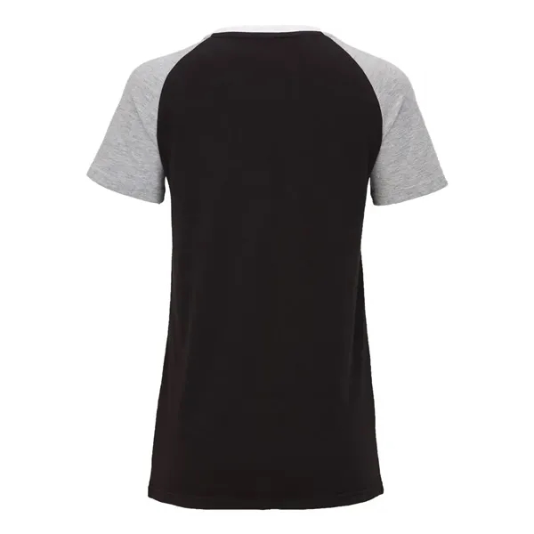 Boxercraft Women's Colorblocked V-Neck T-Shirt... from ASI 84358 S&S Activewear