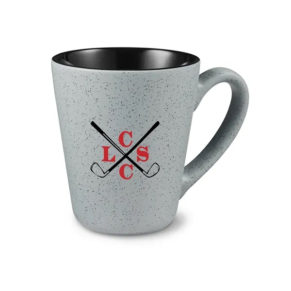 4.56" x 5.125" x 4" 16 ounce gray ceramic mug with... from ASI 79530 Prime Line