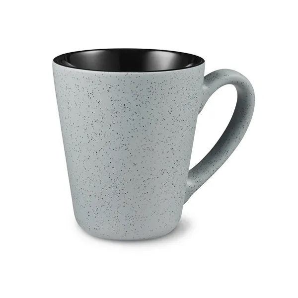4.56" x 5.125" x 4" 16 ounce gray ceramic mug with... from ASI 79530 Prime Line