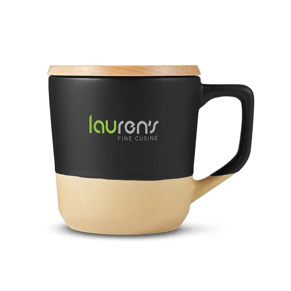 16.5-ounce mug with a wood lid.... from ASI 79530 Prime Line