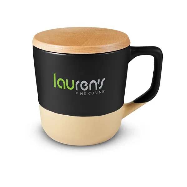 16.5-ounce mug with a wood lid.... from ASI 79530 Prime Line